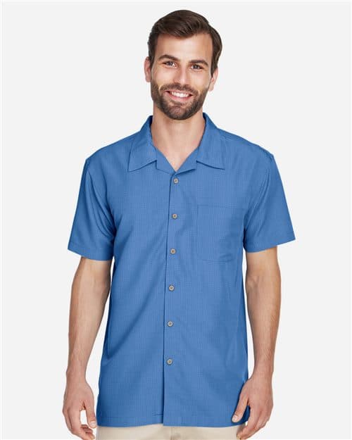 Men's Barbados Textured Camp Shirt