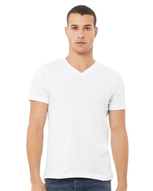Unisex Jersey V-Neck Tee