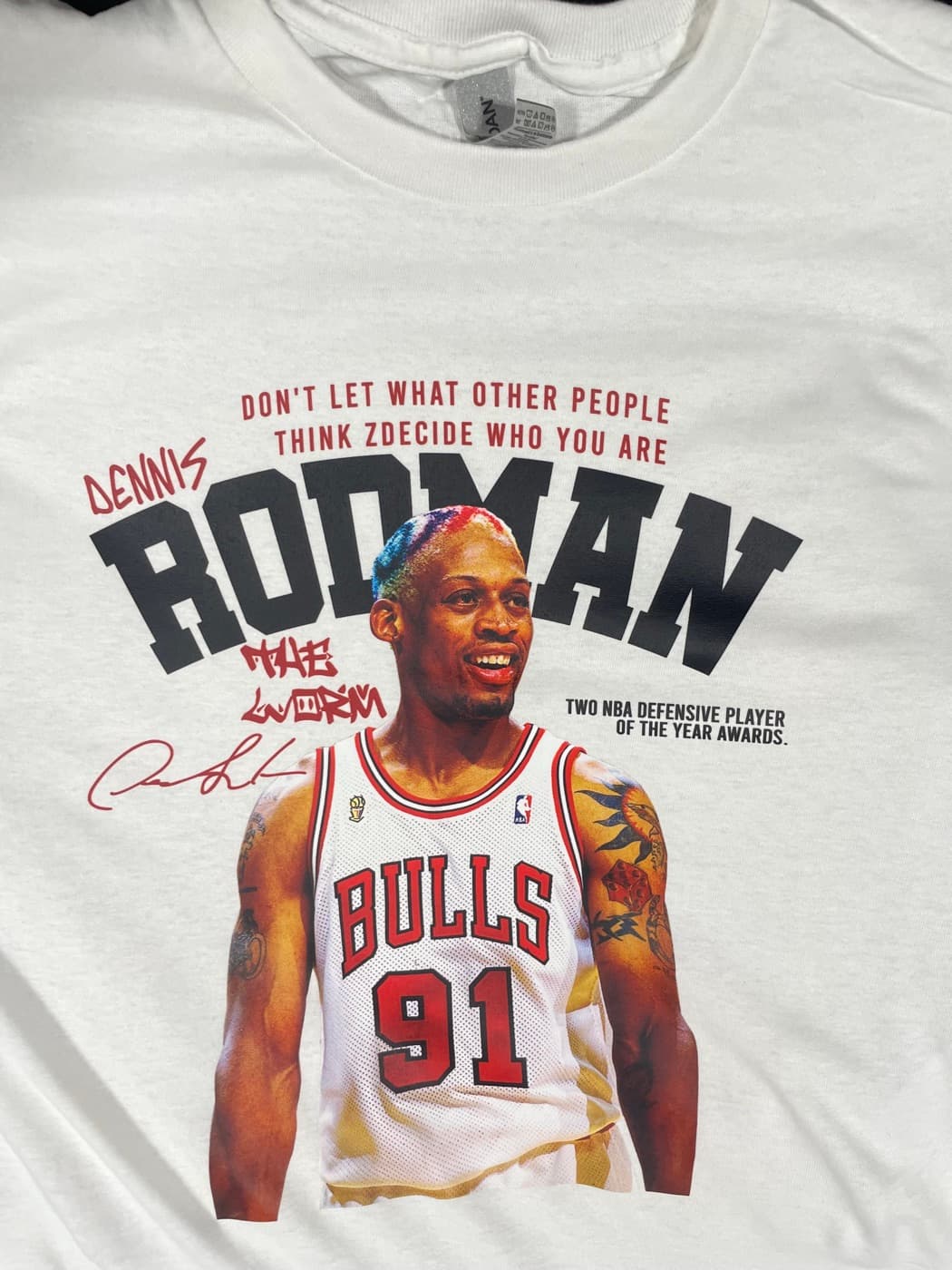 Dennis Rodman Tribute — DTF Print