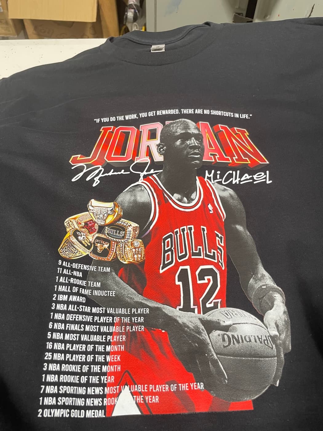 Michael Jordan Tribute — DTF Print