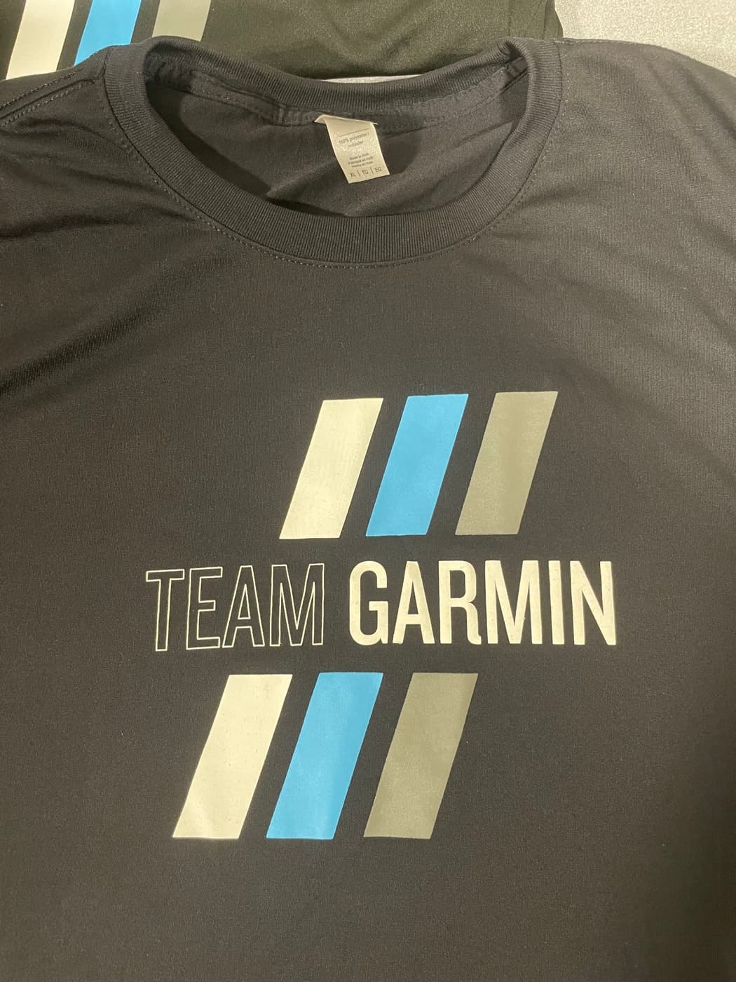 Team Garmin — Silver Reflective Print