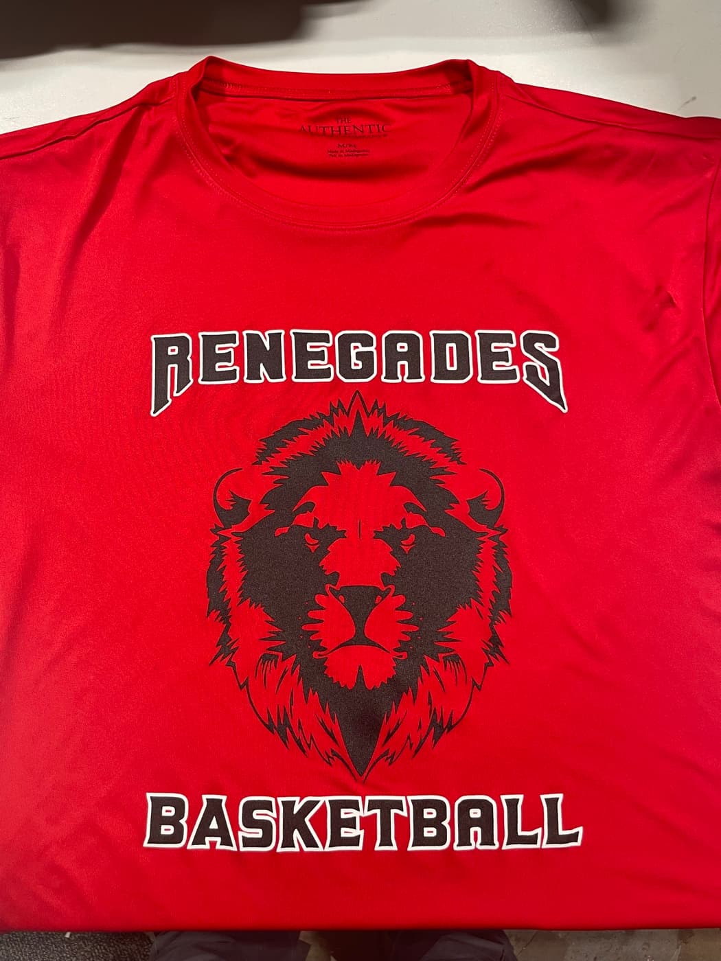 Renegades Basketball — DTF on Dry-Fit